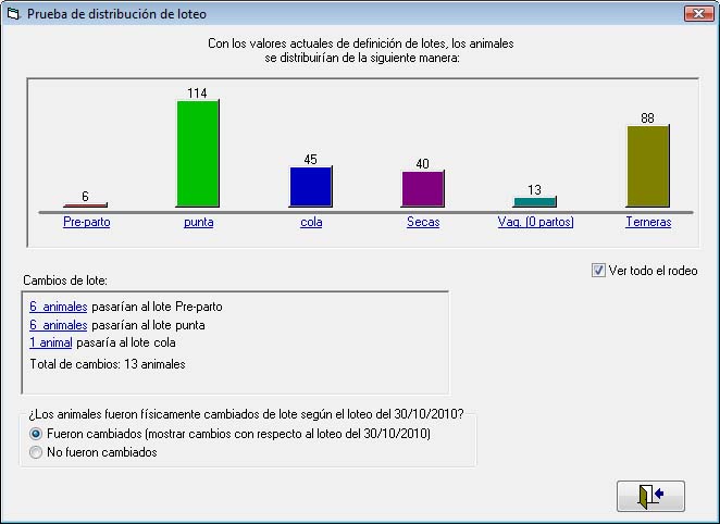 Muestra como quedaría el loteo